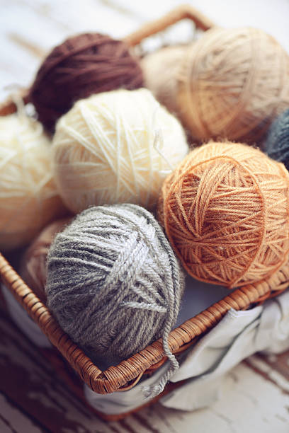 istock balls of wool in a basket 543351636