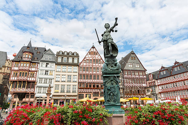 istock Town square romerberg Frankfurt Germany 543351666