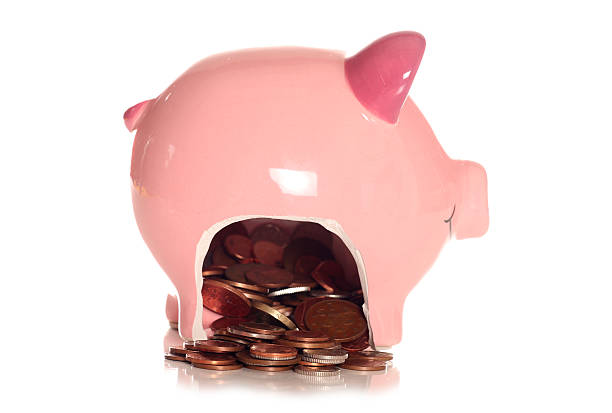 istock Saving money in a piggybank 543352014
