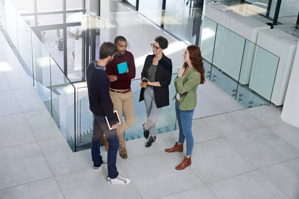 istock Coming together to talk business 543352132