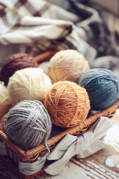 istock balls of wool in a basket 543352178