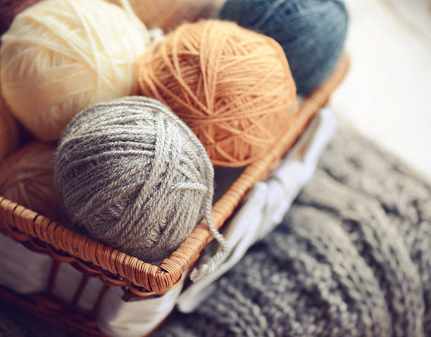istock balls of wool in a basket 543353606