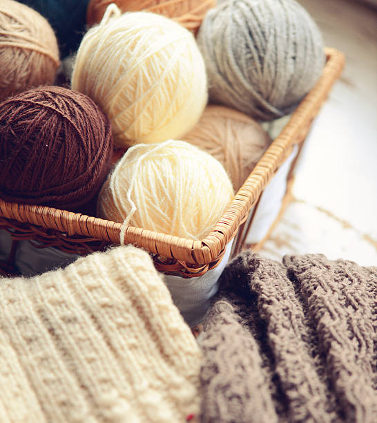 istock balls of wool in a basket 543353926