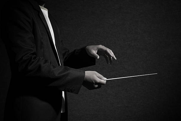 istock close up conductor in dark 543356290