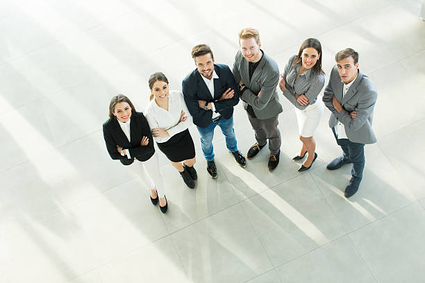 istock Young people in the office photographed from above 543357920