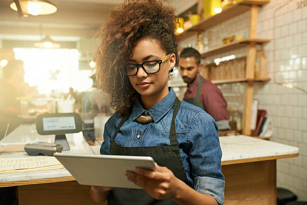 Waitering 5,700+ Waitress Ipad Stock Photos, Pictures & Royalty-Free Images - iStock
