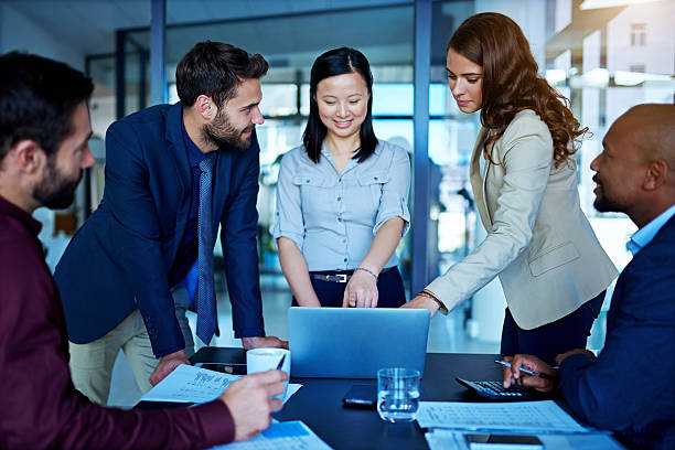 istock Incorporating modern technology into a modern business 543359894