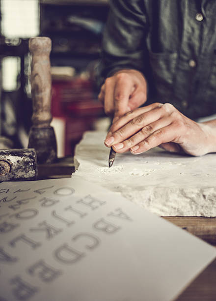 istock Stonecutter woman portrait 543360744