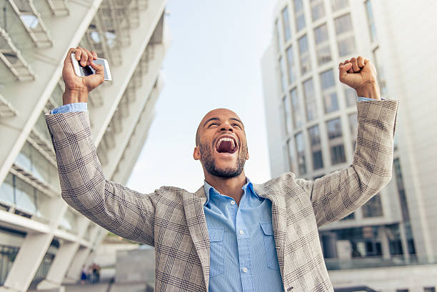 istock Afro American businessman 543360802