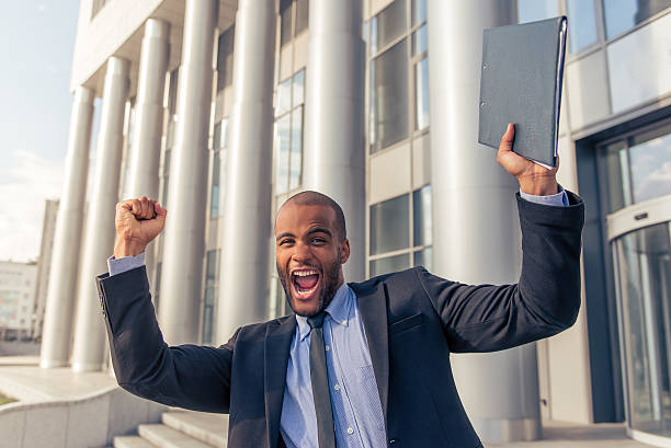 istock Afro American businessman 543361602