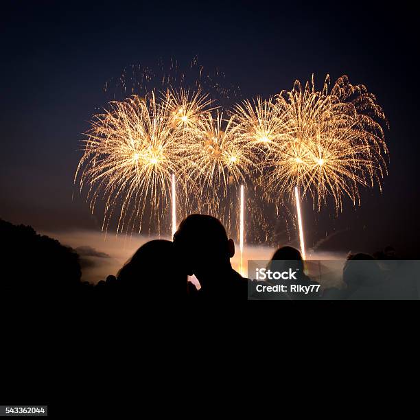 Love Fireworks Stock Photo - Download Image Now - Firework - Explosive Material, Firework Display, Spectator