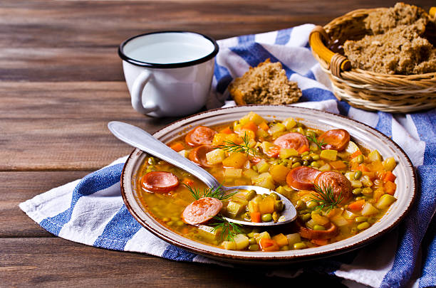 istock Homemade soup with beans 543440846