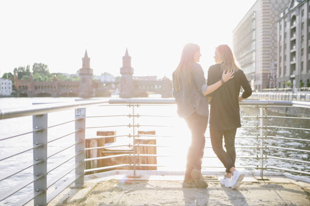 istock loving women couple in Berlin 543445232