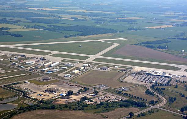 istock London ON airport aerial 543448748