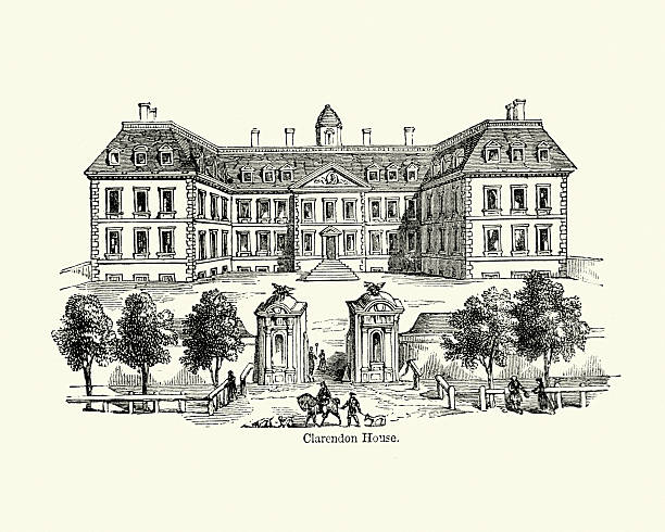 istock Clarendon House, London in the 17th Century 543449296