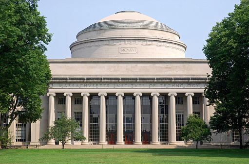 Cambridge, Massachusetts, USA - July 9, 2008:  The Great Dome of the Massachusetts Institute of Technology is a symbol of excellence in higher education.