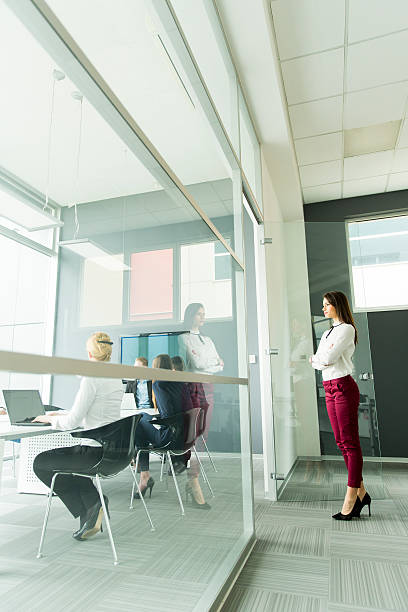 istock Young modern businesswoman 543450410