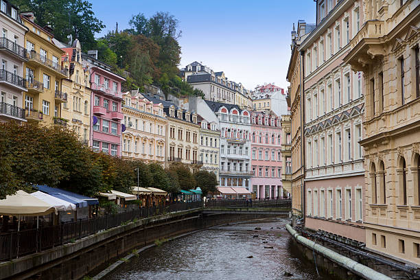 istock Karlovy Vary (Carlsbad), Heat river.  Czech Republic. 543450552