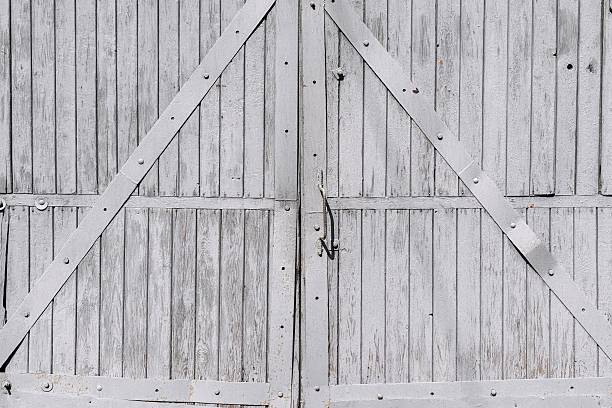 istock old wooden gate closeup in retro style 543462778