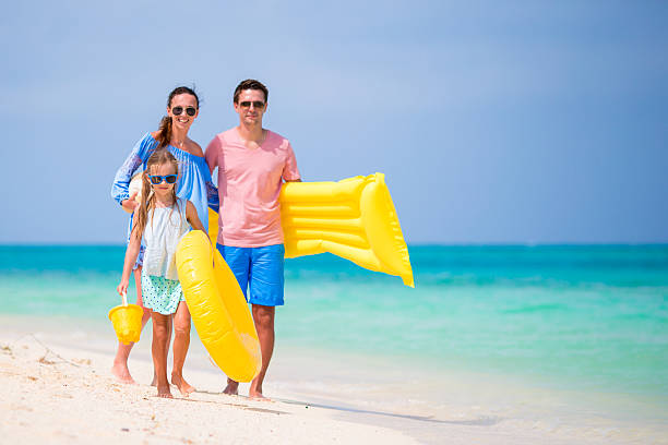 istock Happy family with kid on vacation 543464528