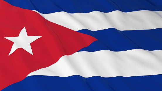 Cuban Flag HD Background - Flag of Cuba 3D Illustration