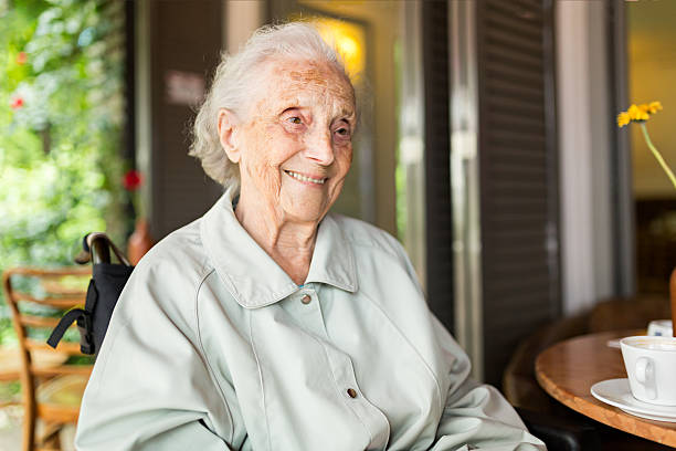 istock Senior woman portrait 543466212