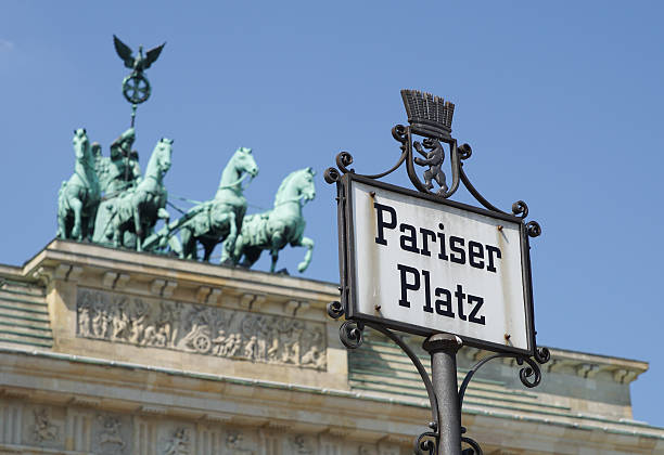 istock Paris Square with Brandenburg Gate, Berlin, Germany 543467788