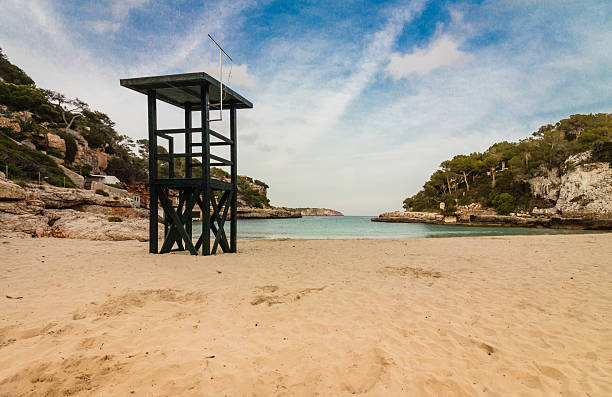 istock Lifeguard Tower at Cala Llombards / Majorca 543468504