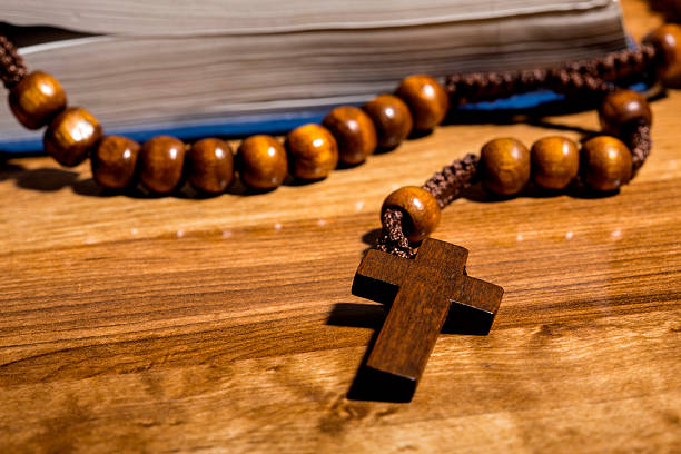 istock Holy Bible and Rosary 543471742