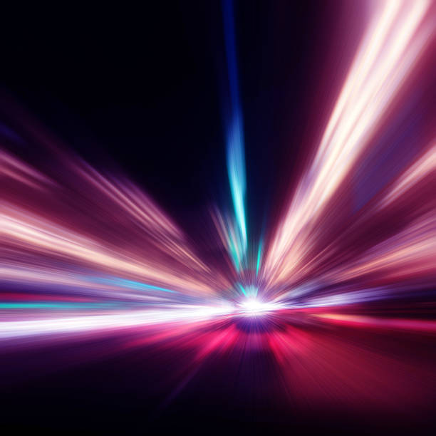 istock Abstract image of speed motion on the road. 543471882