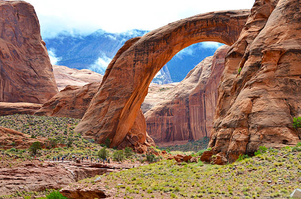 rainbow bridge em page arizona, eua - page - fotografias e filmes do acervo