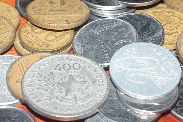 istock Old Coins of Brazil 543472914
