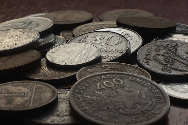 istock Old Coins of Brazil 543473044