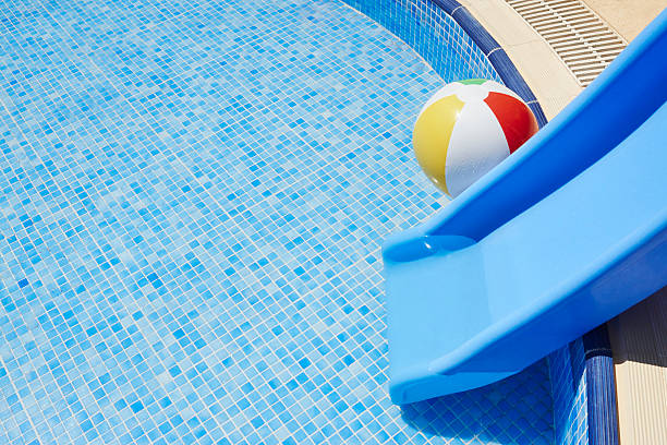istock Beach Ball in Swimming Pool 543476304