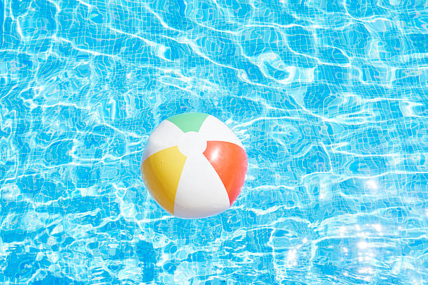 istock Beach Ball in Swimming Pool 543476398