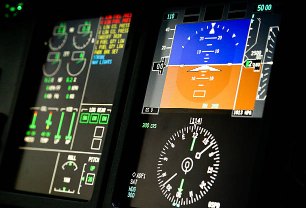 exibição de voo de helicóptero - helicopter cockpit airplane speedometer - fotografias e filmes do acervo