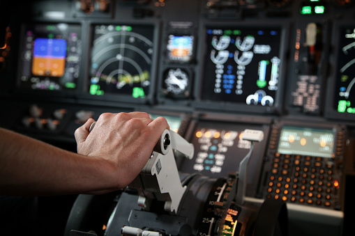 Jet Cockpit 737 NG Acelerador photo