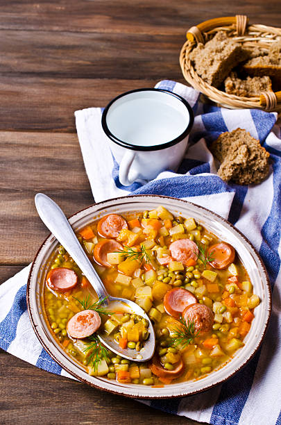 istock Homemade soup with beans 543483202