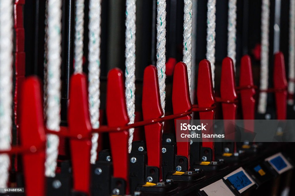 Backstage Theatre Rigging Stock Photo - Download Image Now