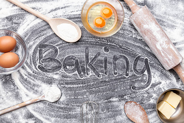 istock Baking & cooking concept, variety of ingredients and utensils 543554514
