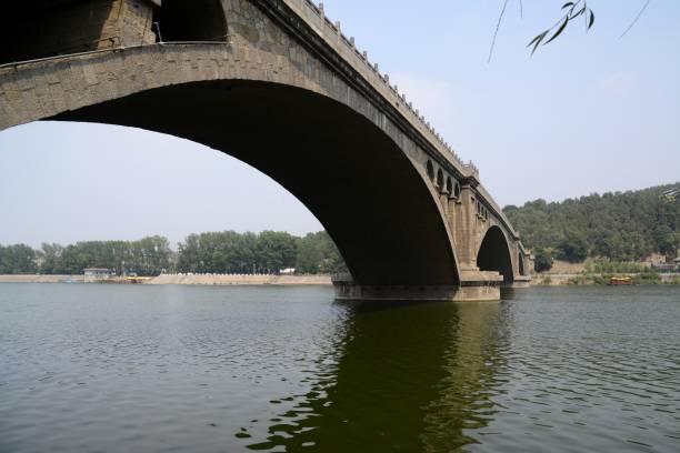 istock Bridge over Yi river at Longmen Grottoes site, Luoyang, Henan 543558726