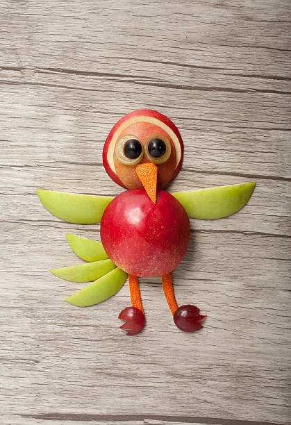 istock Bird made of fresh fruits 543558970
