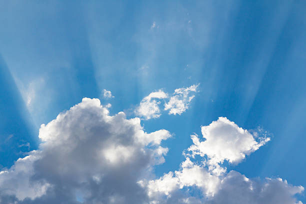 istock Beam of light and the clouds 543561878