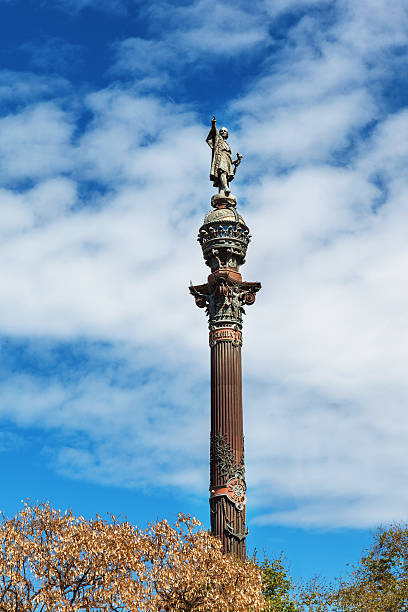 istock Barcelona, Spain - April 17, 2016: Statue of Christopher Columbus 543565498