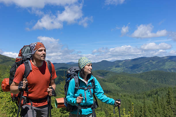 istock Hiking in the mountains in the summer. 543569914