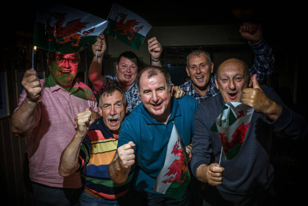 istock Wales fans supporting their team 543570202
