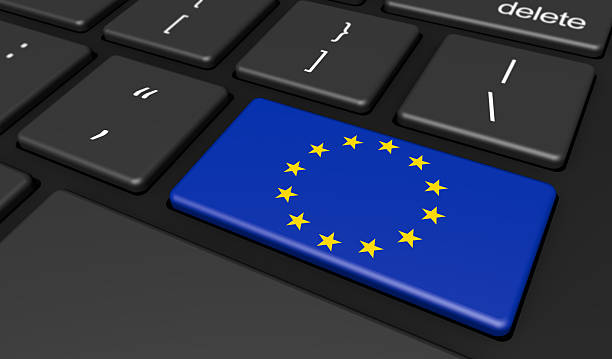 istock European Union EU Flag On Computer Keyboard 543571446