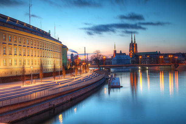 istock Wroclaw view of Cathedral Island 543573412