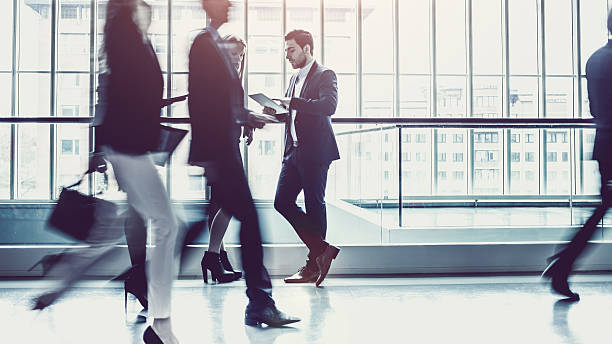istock Walking business people 543577014