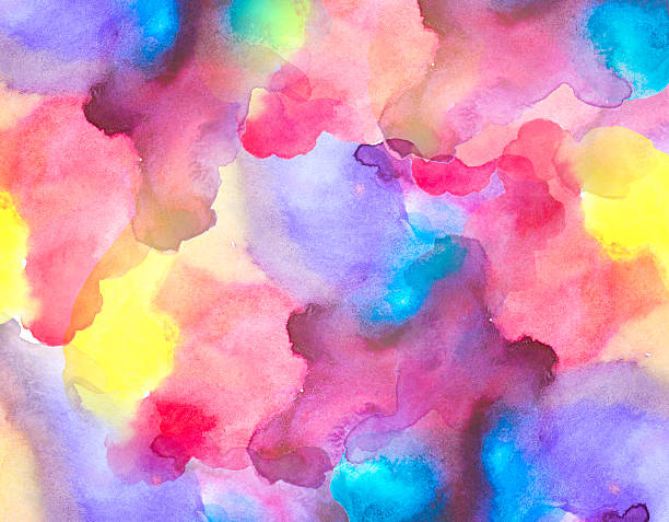 istock Multicolor painted  of watercolor background 543581638